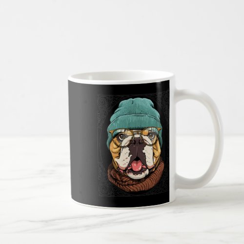 American Bulldog Animal Wearing Sungles Dog Lover  Coffee Mug