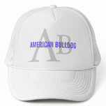 American Bulldog Breed Monogram Trucker Hat