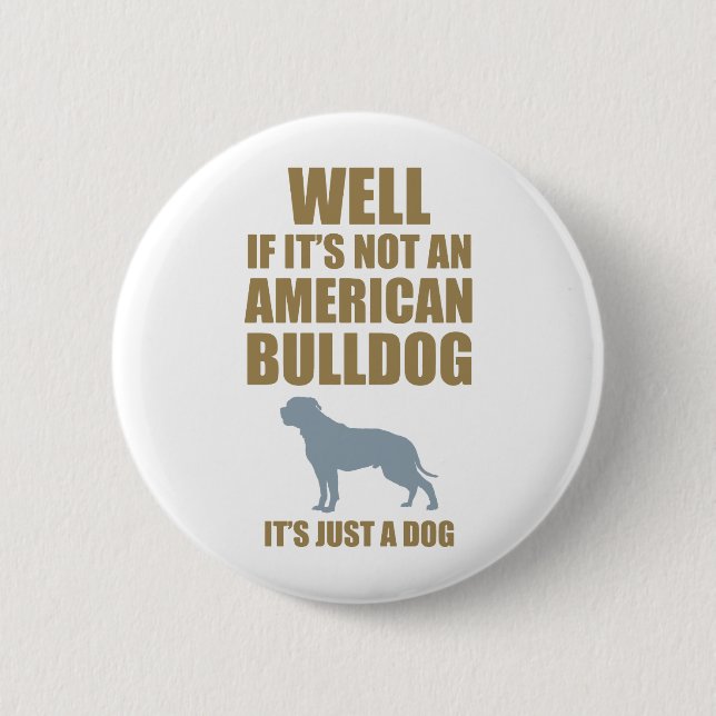 American Bulldog Button (Front)
