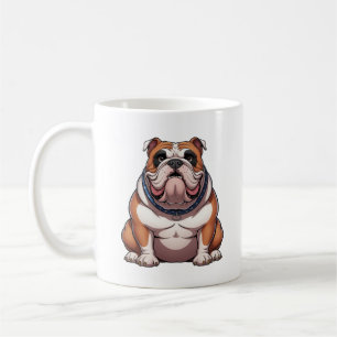 American bulldog coffee mug