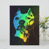American Bulldog Colorful Gift (Standing Front)