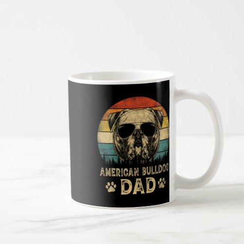 American Bulldog Dad Dog Lovers Fathers Day Tee  Coffee Mug