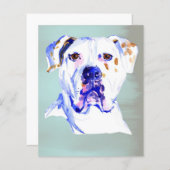 American Bulldog Dog Art (Front/Back)
