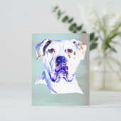 American Bulldog Dog Art (Standing Front)