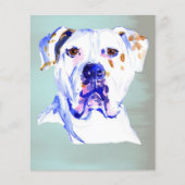 American Bulldog Dog Art (Front)