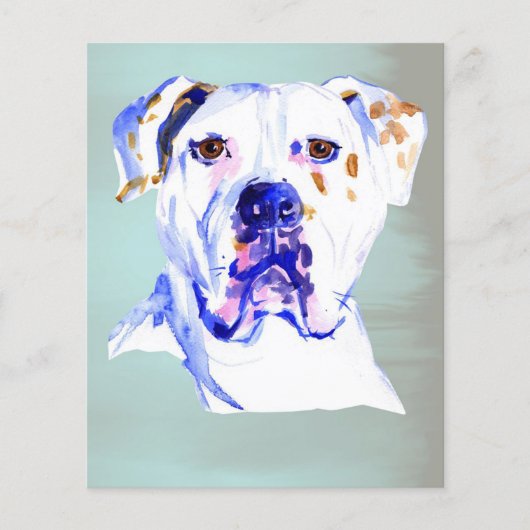 American Bulldog Dog Art (Front)