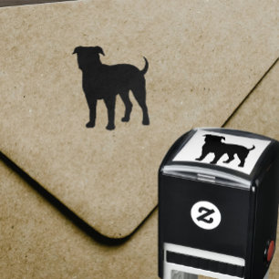 American Bulldog Dog Breed Silhouette Self-inking Stamp