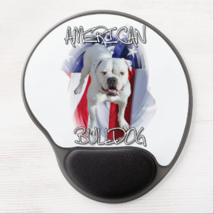 American Bulldog Gel Mouse Pad