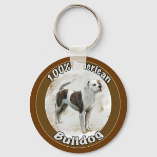 american bulldog keychain