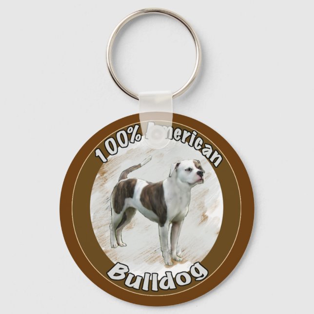 american bulldog keychain (Front)