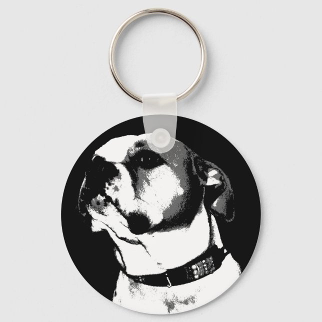 American bulldog keychain (Front)