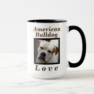 "American Bulldog Love" Dog Gift for Her or Him Mug