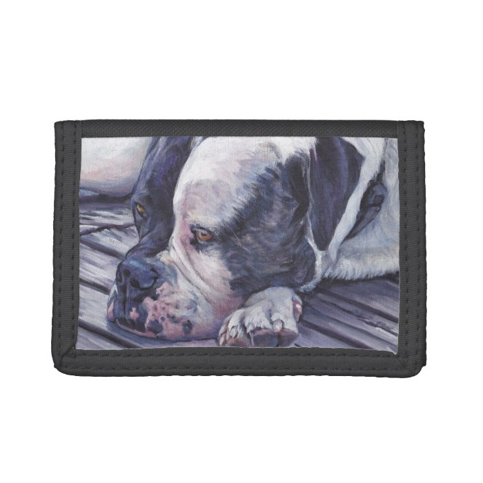 American Bulldog Painting on Wallet