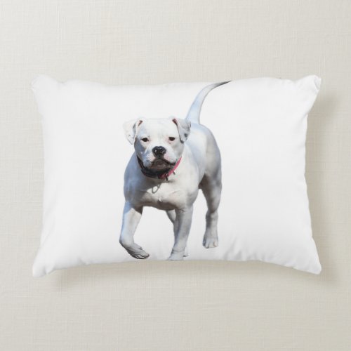 American Bulldog Pup Decorative Pillow