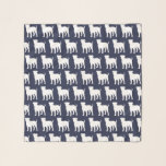 American Bulldog Silhouettes Pattern Scarf<br><div class="desc">American Bulldog Lover's Scarf</div>