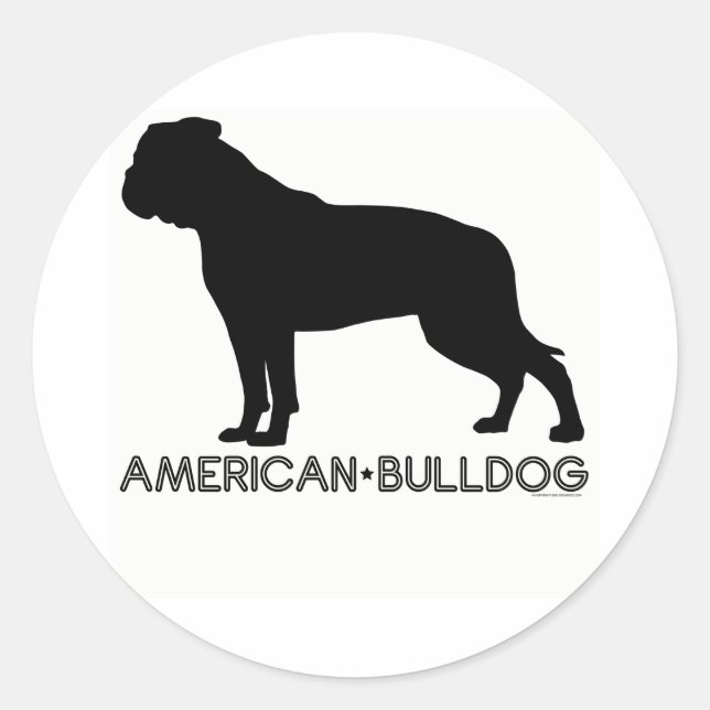 American Bulldog Sticker (Front)