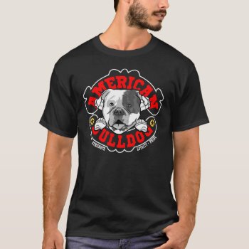American Bulldog T-shirt by mcgags at Zazzle