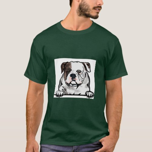 american bulldog  T_Shirt
