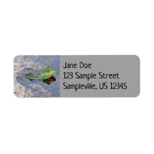 American Bullfrog in Acadia Label