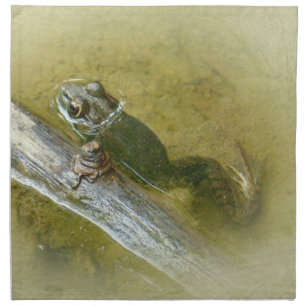 American Bullfrog - Rana catesbeiana Napkin
