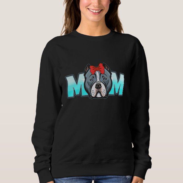 American Bully Bully Mom Dog Owner Pullover (Front)