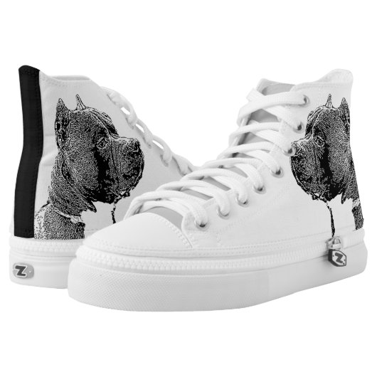 American Bully dog high top tennis shoes (Pair)