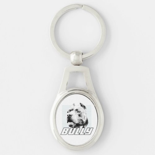 American bully dog keychain