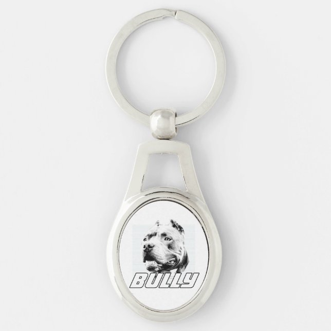 American bully dog keychain (Front)