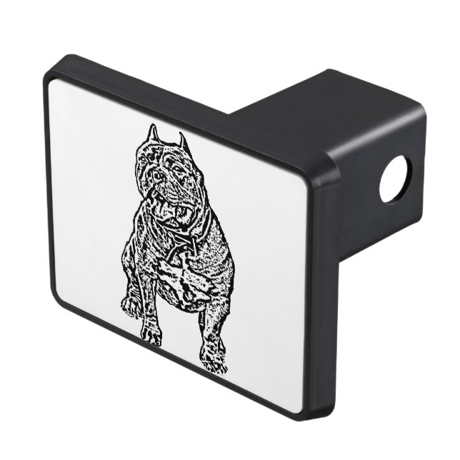 American Bully dog Tow Hitch Cover (Top Right)