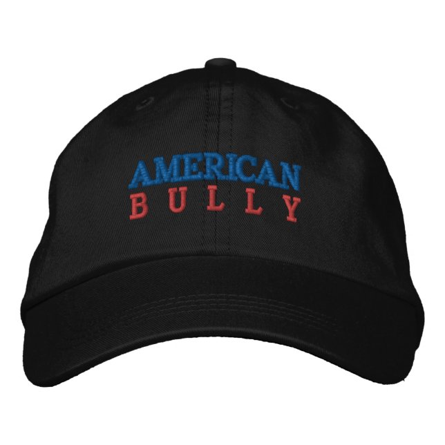 AMERICAN BULLY EMBROIDERED BASEBALL CAP (Front)