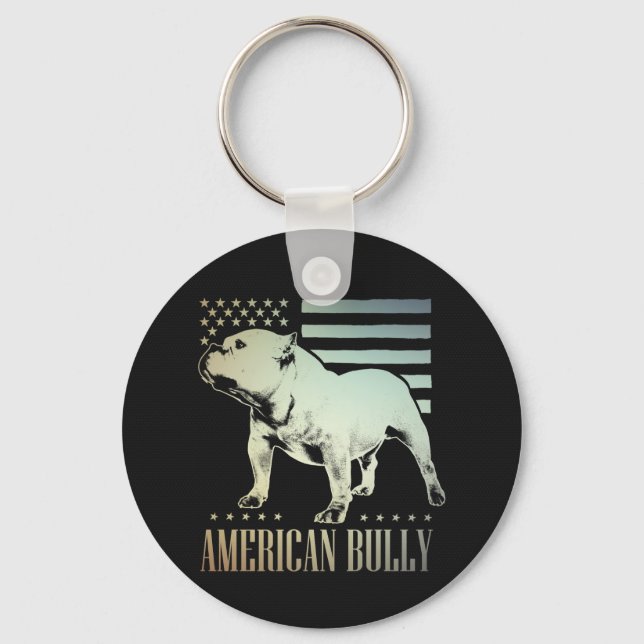American Bully Keychain (Front)