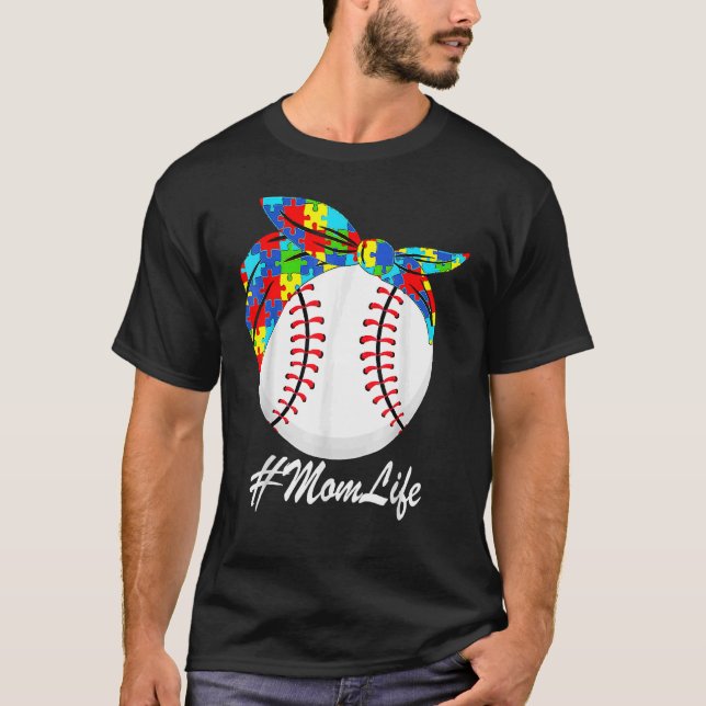 American Bully Mom Messy Bun Hair Glasses Bully Ma T-Shirt (Front)