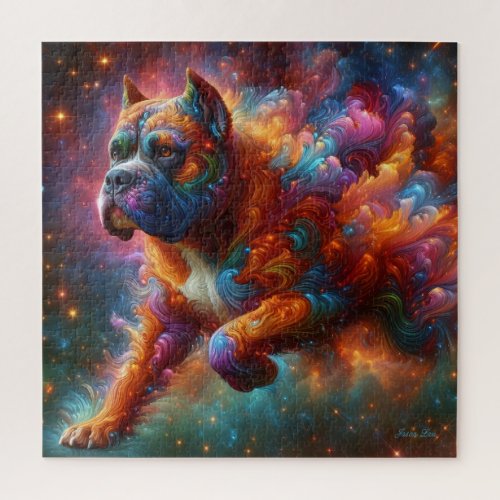 American Bully Nebula Jigsaw Puzzle