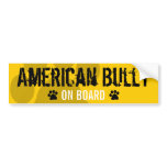 American Bully on Board Bumper Sticker
