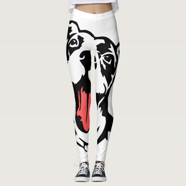 American bully/pitbull leggings (Front)