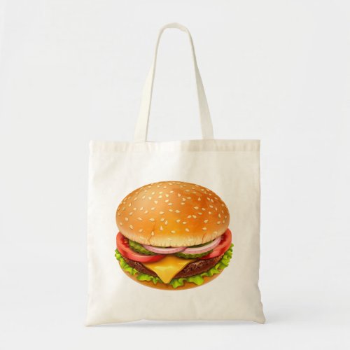 American Burger Tote Bag