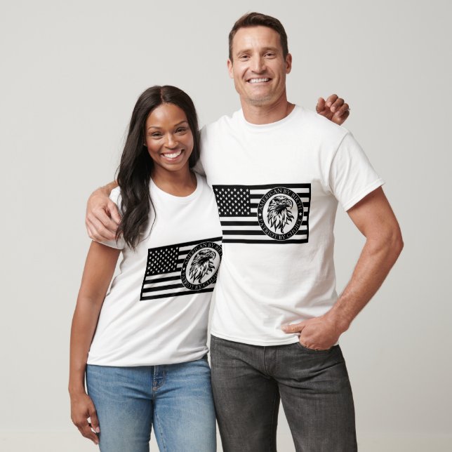 American By Birth Patriot By Choice Flag  © FB @ # T-Shirt (Unisex)