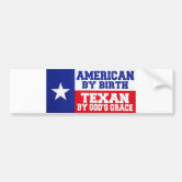 American by Birth' Bumper Sticker #BP127