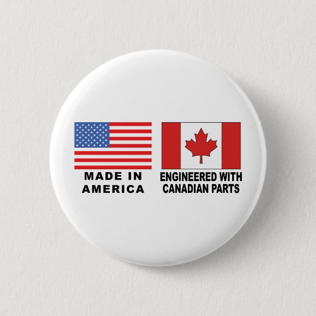 American Canadian Button (Front)