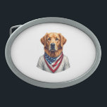 American Canine Golden Retriever Vintage Tee Belt Buckle<br><div class="desc">American Canine Golden Retriever Vintage Tee</div>