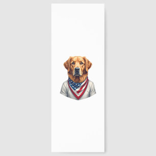American Canine Golden Retriever Vintage Tee Bookmarks