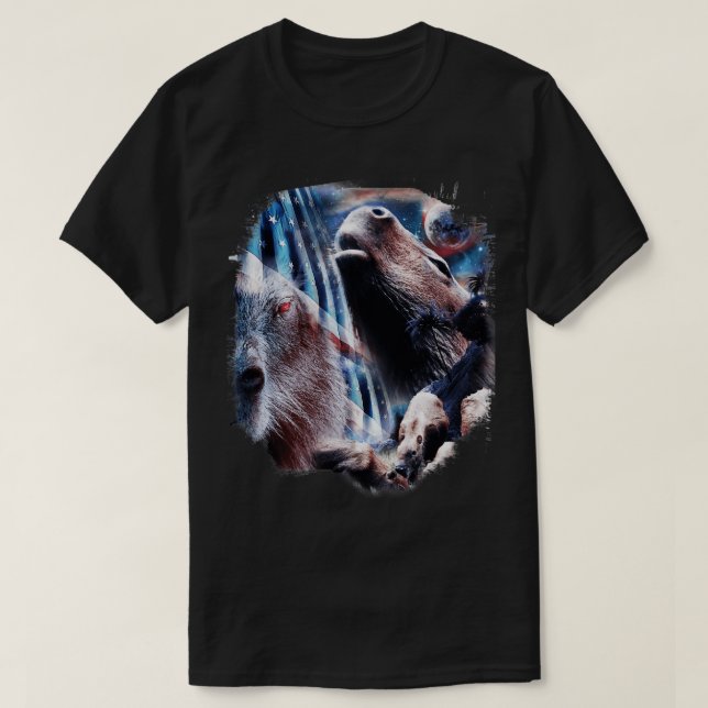 American Capybara T-Shirt (Design Front)
