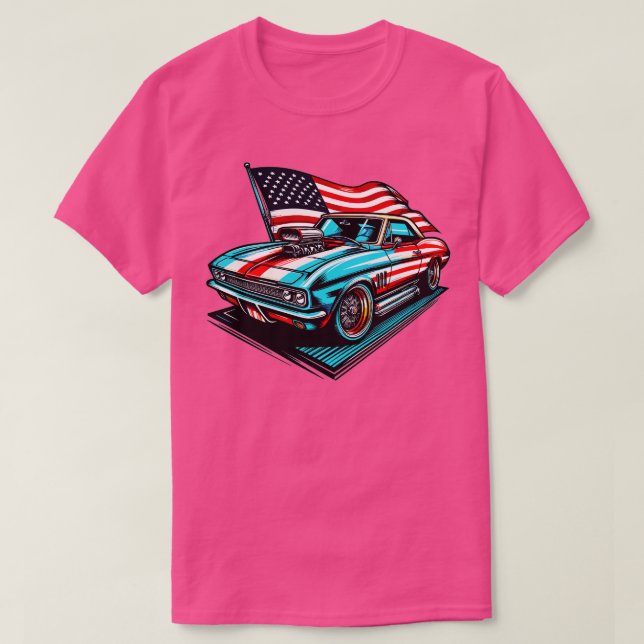 American car T-Shirt (Design Front)