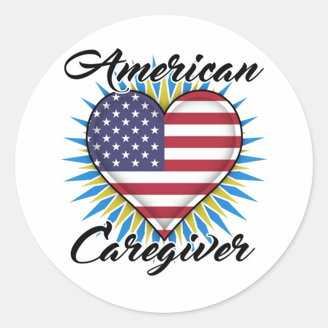 American Caregiver stickers (Front)