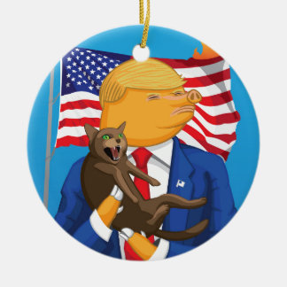 American Catastrophe Ceramic Ornament