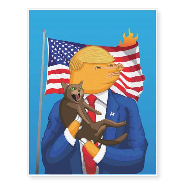 American Catastrophe Temporary Tattoo (Front)