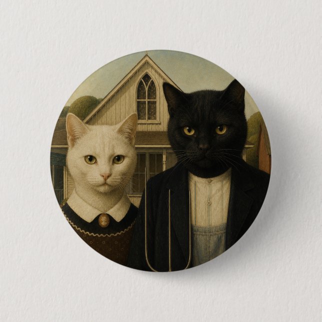 American Cathic Button (Front)