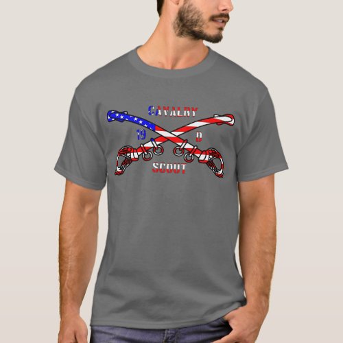 American Cavalry Mens Basic Dark T_Shirt