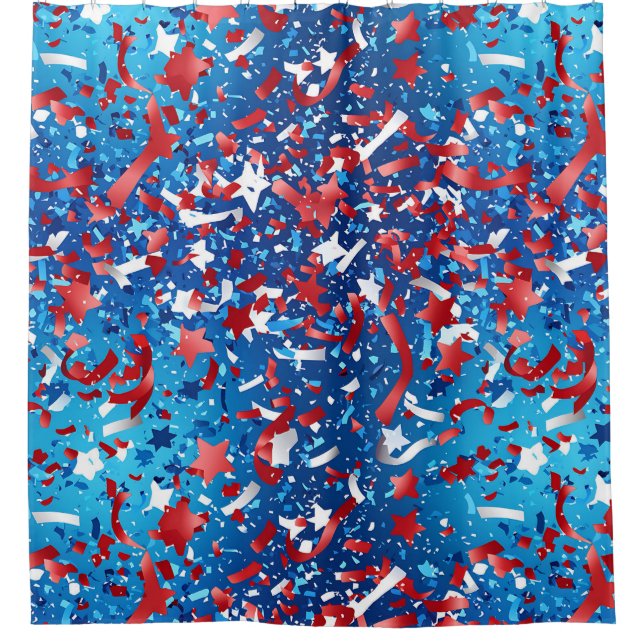 American Celebration Shower Curtain (Front)