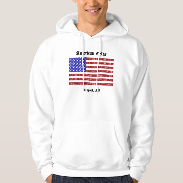 American Celts knot flag hoodie (Front)